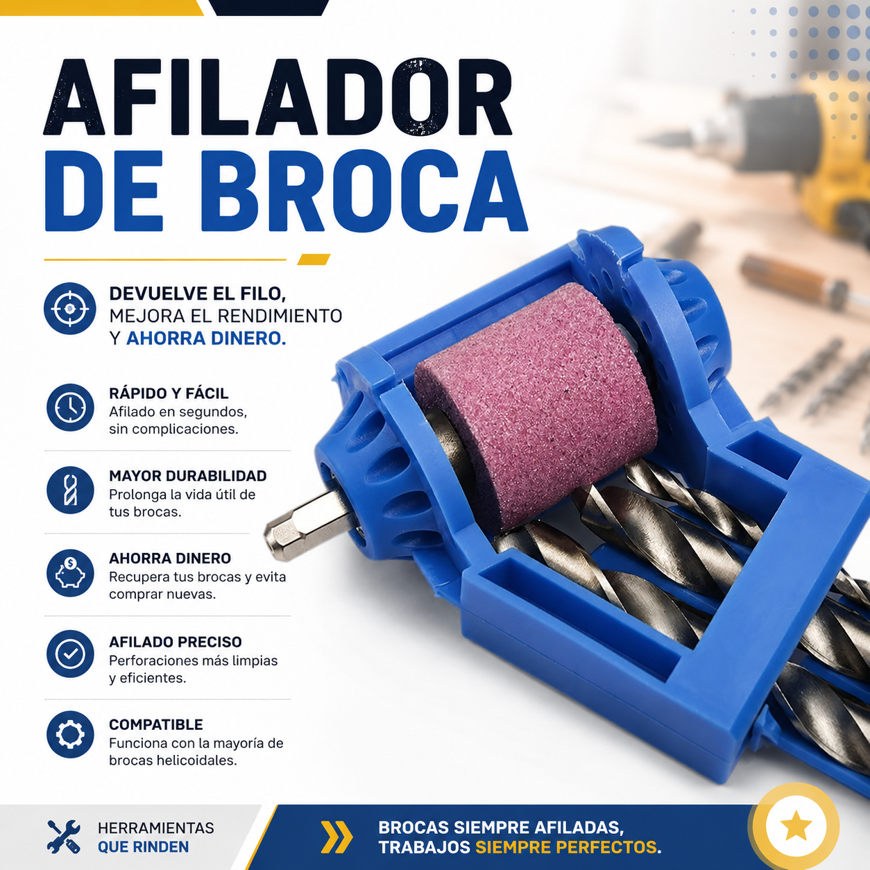 AFILADOR DE BROCAS