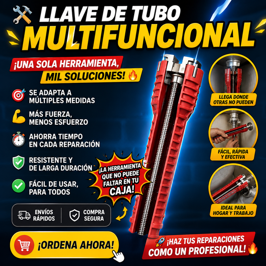 🔥Llave de tubo multifuncional