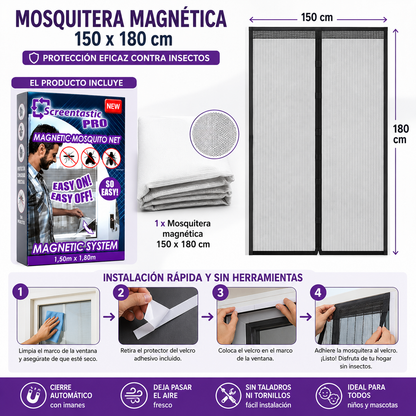 Mosquitera Magnética anti Insectos
