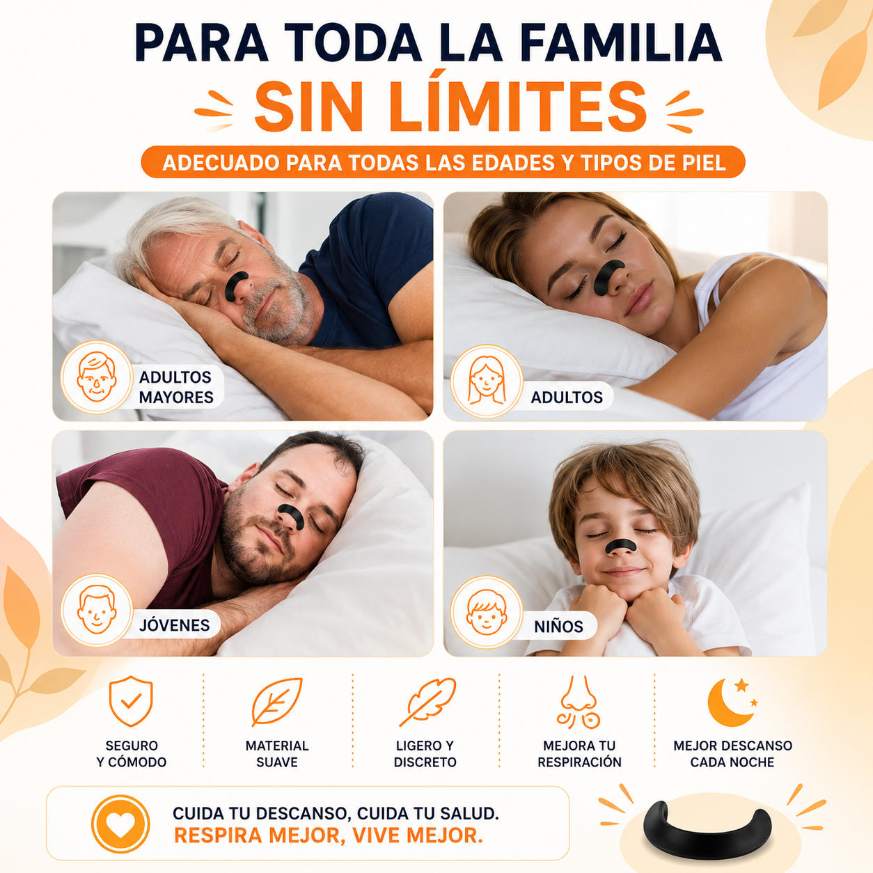 Banda Nasal Magnética Imanes 30 Unidades