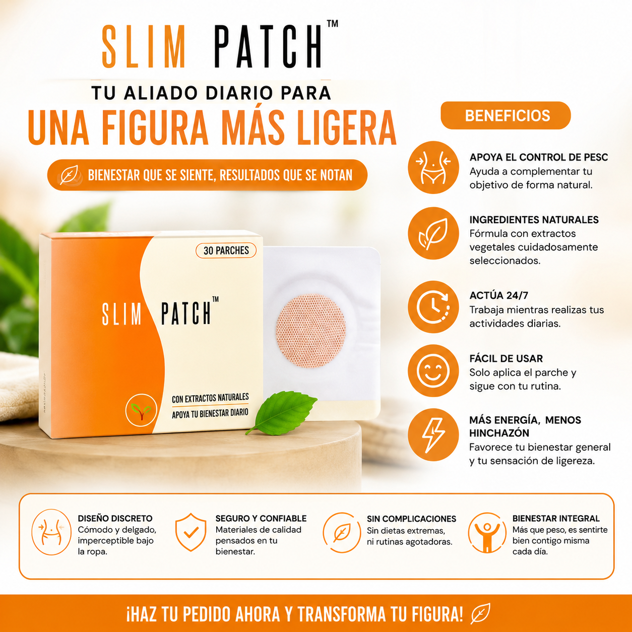 CAJA PARCHES SLIM PATCH X1