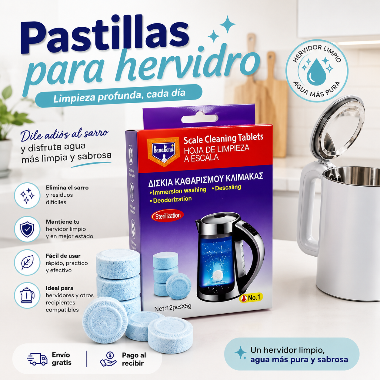 PASTILLAS HERVIDOR (12 unidades)
