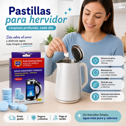 PASTILLAS HERVIDOR (12 unidades)