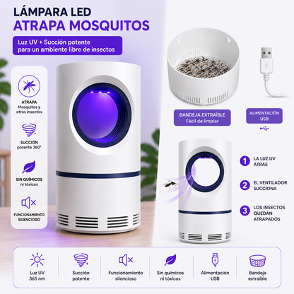 Lampara Led Atrapa Mosquitos