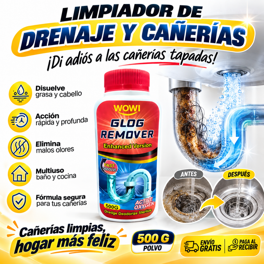 Limpiador de Drenaje y Cañerías 500g