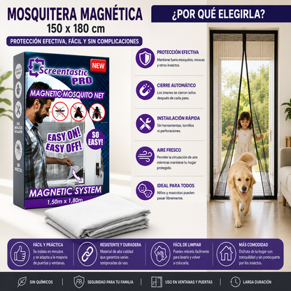 Mosquitera Magnética anti Insectos