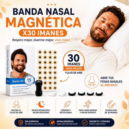 Banda Nasal Magnética Imanes 30 Unidades