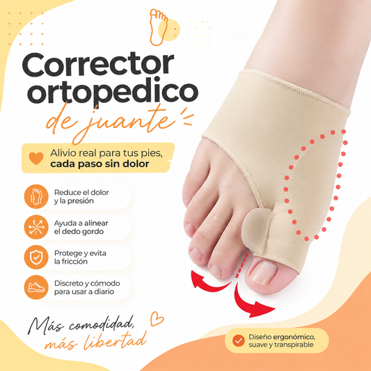 Corrector ortopédico para juanete