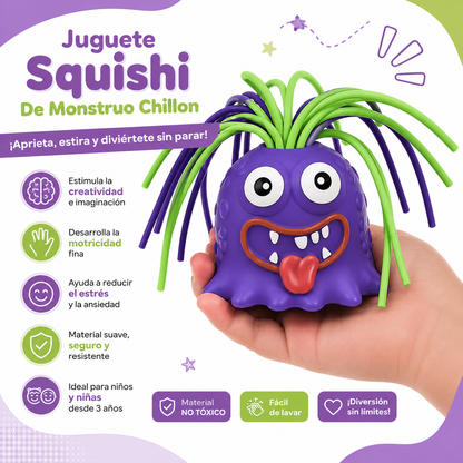 Juguete Squishi De Monstruo Chillon