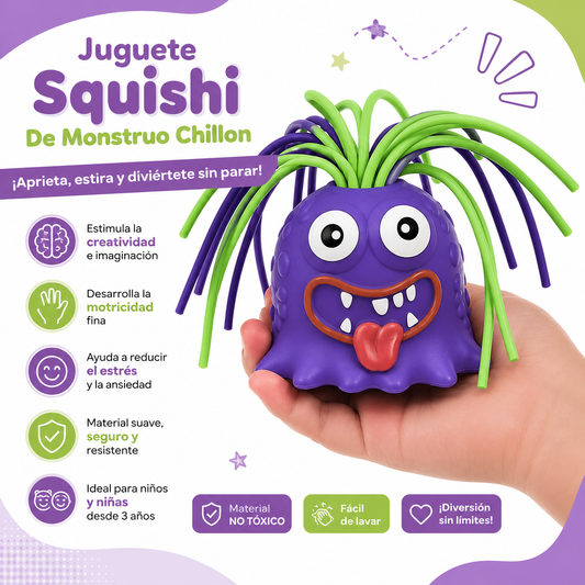 Juguete Squishi De Monstruo Chillon