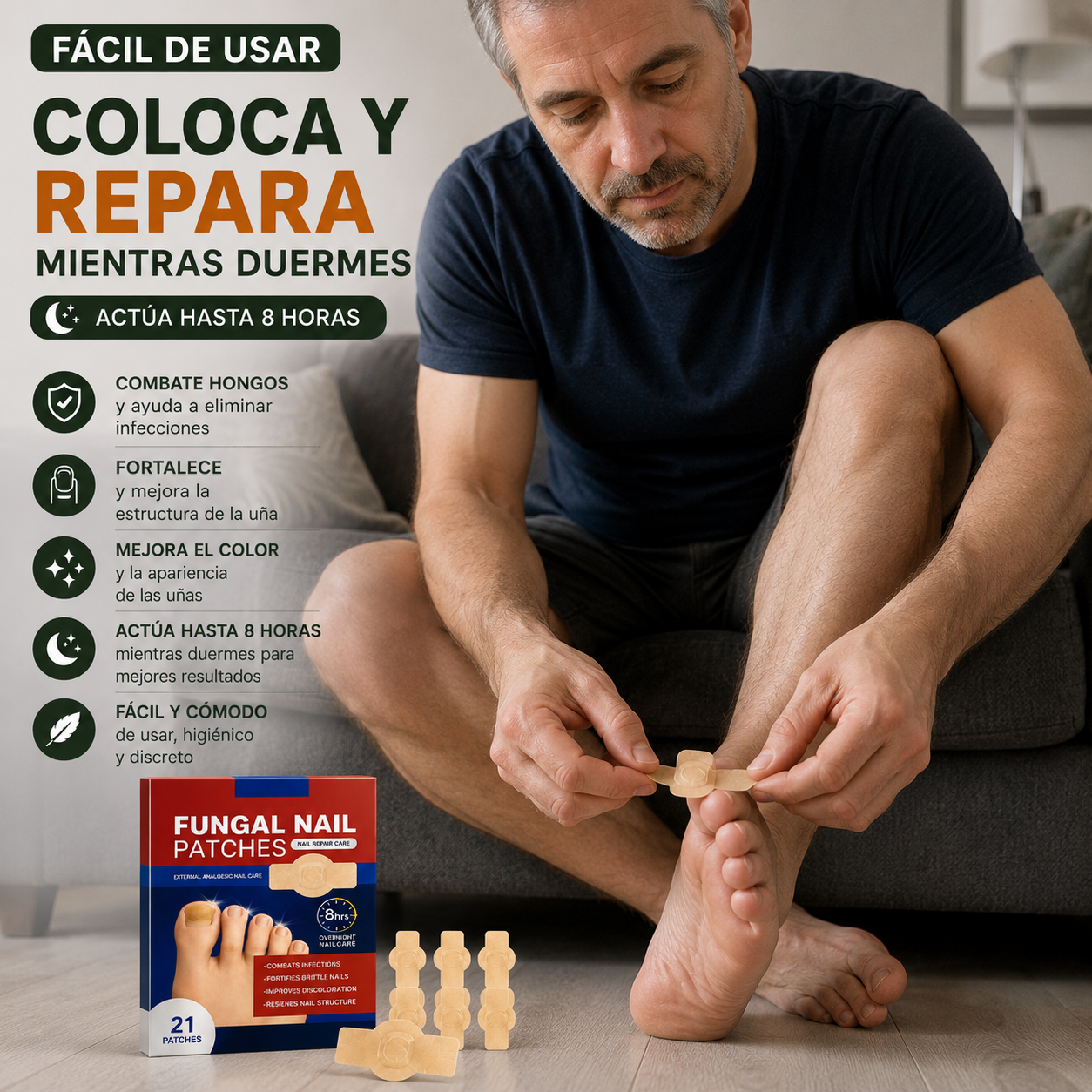 Parche Anti Hongo Uña