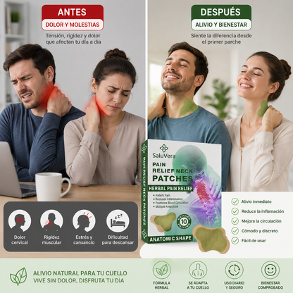Parche de cuello dolor cervical