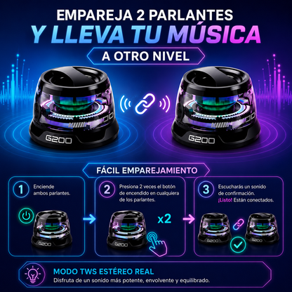“MagBoom Pro" Parlante Magnético Portátil