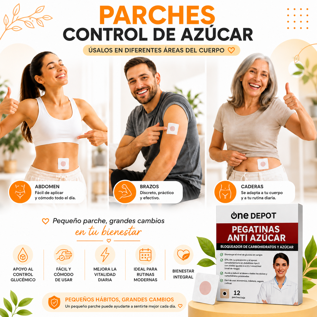 Parches control de azúcar Oferta Especial 3x1