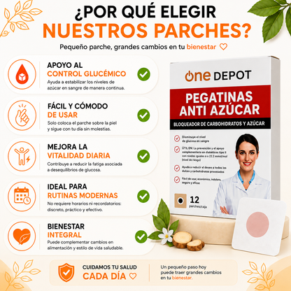 Parches control de azúcar Oferta Especial 3x1